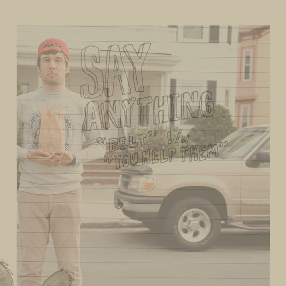 Say Anything – Belt 7-inch EP packaging